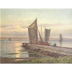 LUDWIG DILL Oil Painting German Art