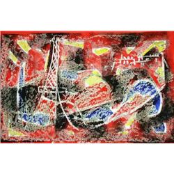 JUN DOBASHI Painting Abstract Japanese