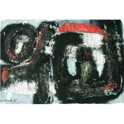 JUN DOBASHI Painting Japanese Abstract