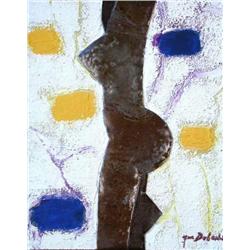 JUN DOBASHI Painting Japanese Abstract