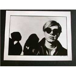NAT FINKELSTEIN Photo of Andy WARHOL