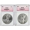 Image 1 : 1996 & 1997 AMERICAN SILVER EAGLES