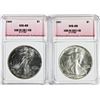 Image 1 : 1990 & 1991 AMERICAN SILVER EAGLES