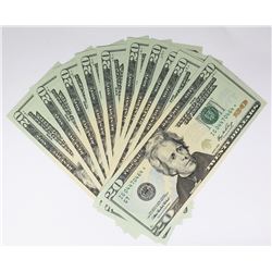 10 CONSECUTIVE SERIAL NUMBER 2006 $20
