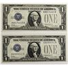 Image 1 : 2 PCS.  1928-A $1.00 SILVER CERTIFCATES