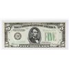 Image 1 : 1934 $5.00 CLEVELAND FEDERAL RESERVE NOTE