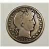 Image 1 : 1915 BARBER HALF DOLLAR
