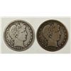 Image 1 : 1909 VG/FINE & 1909-O FINE BARBER HALF DOLLARS