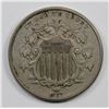 Image 1 : 1867 RAYS SHIELD NICKEL