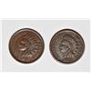 Image 1 : (2) INDIAN CENTS