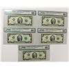 Image 1 : (5) 2003 A $2.00 FEDERAL RESERVE NOTES
