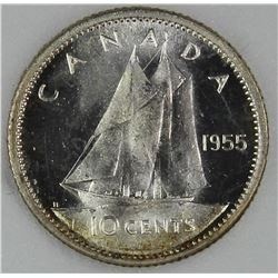 1955 CANADA DIME
