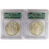 Image 1 : TWO 1883-O MORGAN SILVER DOLLARS