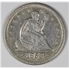 Image 1 : 1853 ARROWS AND RAYS SEATED QUARTER