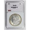 Image 3 : 1891 MORGAN SILVER DOLLAR