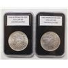Image 1 : 1898 AND 1900 MORGAN SILVER DOLLARS