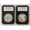 Image 1 : 1879-O AND 1880-S MORGAN SILVER DOLLARS