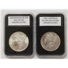 Image 1 : 1883-O AND 1883 MORGAN SILVER DOLLARS