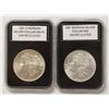 Image 1 : 1881-S AND 1881 MORGAN SILVER DOLLARS