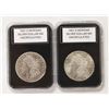 Image 1 : 1921-S AND 1921-D MORGAN SILVER DOLLARS