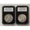 Image 2 : 1921-S AND 1921-D MORGAN SILVER DOLLARS