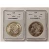 Image 1 : 1921-S AND 1921-D MORGAN SILVER DOLLARS
