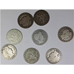 BARBER HALF DOLLAR LOT: