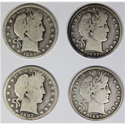 BARBER HALF DOLLAR LOT: