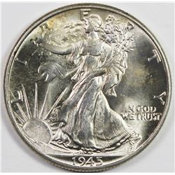 1945 WALKING LIBERTY HALF DOLLAR