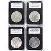Image 2 : (4) PEACE SILVER DOLLARS AU/UNC