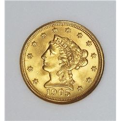 1905 $2.50 GOLD LIBERTY