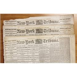 3 DIFFERENT CIVIL WAR NEWSPAPERS