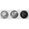 Image 1 : (3) ONE OUNCE SILVER ROUNDS