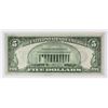 Image 2 : 1934 $5.00 CHICAGO FEDERAL RESERVE NOTE