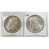 Image 1 : TWO MORGAN SILVER DOLLARS