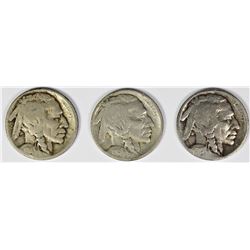 BUFFALO NICKEL LOT:
