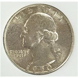 1950 WASHINGTON QUARTER FS 801