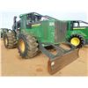 Image 2 : 2015 JOHN DEERE 648L SKIDDER, VIN/SN:667907 - GRAPPLE, DUAL ARCH, WINCH, CAB, A/C, 30.5L-32 TIRES, M