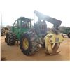 Image 9 : 2015 JOHN DEERE 648L SKIDDER, VIN/SN:667907 - GRAPPLE, DUAL ARCH, WINCH, CAB, A/C, 30.5L-32 TIRES, M