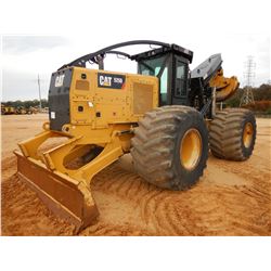 2016 CAT 525D SKIDDER, VIN/SN:GKP00430 - GRAPPLE, DUAL ARCH, CAB, A/C, 73X44.00-32 TIRES, METER READ