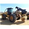 Image 9 : CAT 525D SKIDDER, VIN/SN:GKP00399 - GRAPPLE, DUAL ARCH, WINCH, CAB, A/C, 30.5-32 TIRES, METER READIN