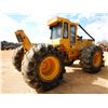 Image 3 : JOHN DEERE 648G GRAPPLE SKIDDER, VIN/SN:556748 - CABLE, WINCH, CAB, 30.5L-32 TIRES