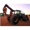 Image 3 : TIMBERJACK 660D SKIDDER, VIN/SN:001257 - GRAPPLE, DUAL ARCH, WINCH, CAB, A/C, 73X44.00-32 TIRES, MET