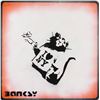 Image 1 : Banksy British Pop Painted Reflective Sign