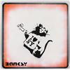 Image 2 : Banksy British Pop Painted Reflective Sign