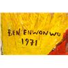 Image 5 : Ben Enwonwu Nigerian Modernist Oil/Canvas "1971"