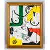 Image 2 : Le Corbusier French-Swiss Modernist Oil on Canvas