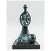 Image 1 : European Bronze Mother Baby Statue Signed