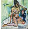 Image 1 : Ilya Mashkov Russian Fauvist Gouache on Paper