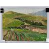 Image 2 : Litvak-French Modernist Oil Paper Signed Illegibly